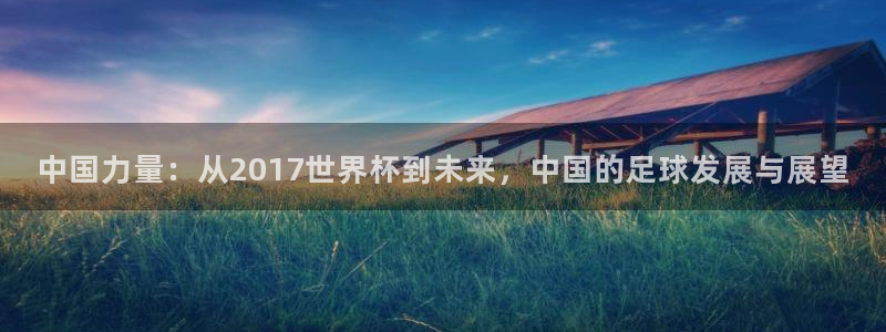 世界杯直播在线观看入口：中国力量：从2017世界杯到未来，中国的足球发展与展望